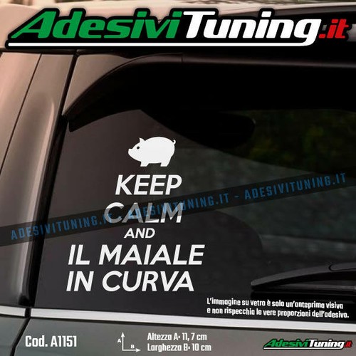 Adesivo keep calm - keep, il