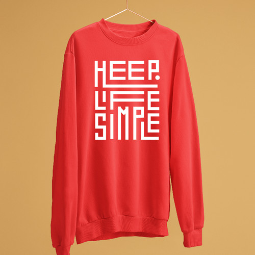 Felpa keep life simple - felpa,