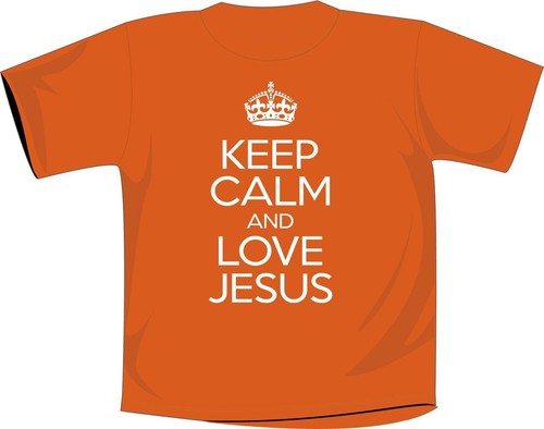 Maglietta keep calm and love - keep,