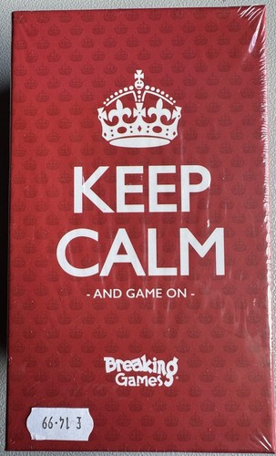 Keep calm and game - calm,