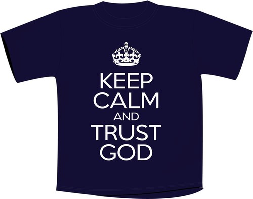 Maglietta keep calm and trust - keep,